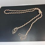 Evolution  by Cyrus button sleeve open front cardigan small & 2 vintage necklace Photo 14