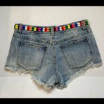 Free People  Eliot Baja Embroidered Belt Cheeky Cut-offs Denim Shorts A166 Photo 8
