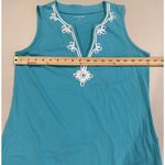 Lands' End  Dress Womens Small 100% Cotton Travel Resort Vacation Stretch Minimal Photo 3