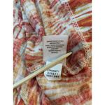 J Jill Linen Shirt Womens Small Southwestern Colorful Soft Coastal Casual Church Orange Photo 5