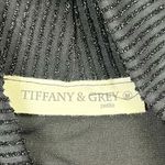 Tiffany & Grey Sleeveless Sparkle Scarf Blouse Petite Medium Black Size undefined Photo 6