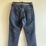 DL1961 FARROW HIGH RISE INSTASLIM MAGMA JEANS SKINNY ANKLE WOMENS SIZE 25 BLACK Photo 2