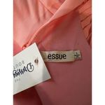 Essue  Dress Pink  Sleeveless Tie Shoulders  Side Zipper Size L‎ NWT Photo 2