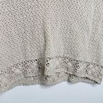 Kate Hill  Linen Blend Crochet Knit Sweater Women’s Size Small Boho Beachy Casual Photo 1