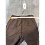 Universal Standard NWT Universal Standard SZ 4XS (00-0) Elastic Waist Zip Ankle Brown Pants Pocket Photo 8