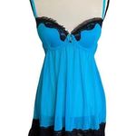 Seductive Wear Chemise Nightie Lingerie chiffon with lace trim. Size Large Photo 0