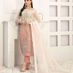 New pakistani indian Designer 3pc suit Multiple Size L Photo 1
