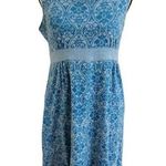 Telluride Clothing Co. Sz M Blue Tie Back Cotton Blend Dress Blue Size M Photo 0