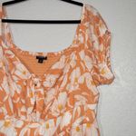 Torrid New Orange Charlotte Floral Maxi Off Shoulder Dress Size 1X Photo 3