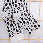 Madewell NEW‎  Animal Trouser Socks, antique cream, one size fits all Photo 1