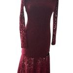 Amanda Uprichard Burgundy Lace Long Sleeve Dress NWOT Photo 0