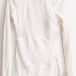 Free People Ivory Mesh Panel Henley Top Photo 0