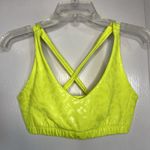 Carbon 38  Action Bra 2.0 In  Neon Yellow Leopard Takara Shine Women’s Size M Photo 7