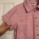 Show Me Your Mumu Range Romper Candy Pink Denim Photo 3