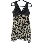 BCBGeneration  Leopard Sleeveless Plunging Neckline Dress Women Sz 0 Photo 10