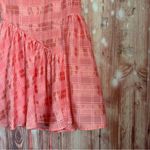 C/MEO COLLECTIVE  Coral Check Same Things Mini Babydoll Dress Photo 8