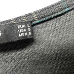 MNG basics V Neck Paid Size 8 Dress With Side Zipper Classic Lines and Style Gray Photo 10