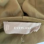 Everlane Japanese Go weave V Neck Tee Short Sleeve Olive Green top Size 16 Photo 4