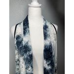 Sami & Jo Sami Jo Vest Duster S Velvet Burnout Gray Black Floral Fairy Grunge Whimsigoth Photo 7