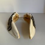 Hand Beaded Mexican Headband Beige Padded Turban Style Embroidered Boho NWT Gold Photo 7