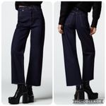 ZARA Cropped 90’s Jeans ZW Premium Dark Wash Wide Leg size 2 Photo 1