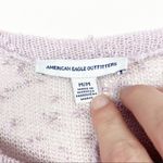 American Eagle Open Knit Sweater Lace Hem Sz M Photo 2