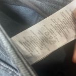 Current/Elliott Current Elliot Dark Grey Black Jeans size 24 Raw Hem Mid Rise Straight Leg Denim Photo 2