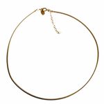 Nolan Miller Gold Tone Snake Chain choker Necklace Photo 0