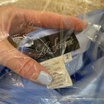 La Femme Periwinkle Strapless Prom Dress Photo 1