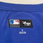 New York Mets tee VNECK cotton Major League Baseball blue woman T Photo 5