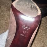 Prada  Dark Brown Suede Platform Ankle Boots Photo 5