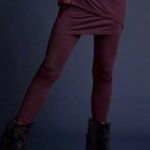 CAbi burgundy Pinot maroon skirted M’leggings Photo 9