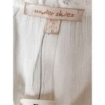 Under Skies NEW with Tags  Lace Trim Short Sleeve Top Blouse White Size Small Photo 4