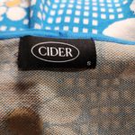 Cider Blue & White Daisy Floral Knit Halter Mini Dress Size Small Photo 5