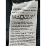 Banana Republic Women's Black Drop Shoulder Tie Button Up Crop Shirt Top Size L Photo 3