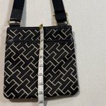 Tommy Hilfiger Black and Cream Patterned Crossbody Bag Photo 2
