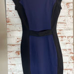 Slate + Willow Willow Slate + Dress colorblock blue and black S Photo 0