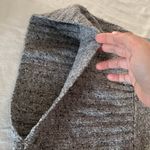 Athleta large XL donnegal wool blend sweater poncho butterfly gray shawl warm Photo 9