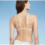 Wild Fable White Lemon Print Tie-Front Triangle Bikini Swim Top XS (0-2) New! Photo 4