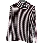 French Connection NWT Babysoft Stripe Turtleneck Sweater Photo 4