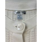 Willow Bay Button Front Cardigan Women's XL Cream Cotton Blend 3/4 Sleeve Photo 5