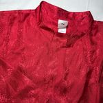 Natori Nightgown Womens Red Size XL Sleepshirt Loungewear Pockets Satin V-neck Photo 1