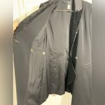 Jay Godfrey , Ace, Black, sequin collar, tuxedo mini dress. 6 Photo 8