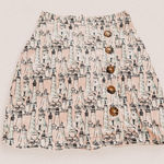 Lauren James Lighthouse Print Scalloped Mini Skirt – Size XS Photo 0
