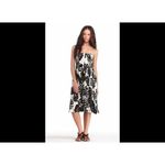 New. Rachel Roy palm leaf bandeau dress. Size 4. Black Photo 2