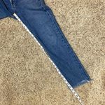AGOLDE Riley High Rise Straight Asymmetrical Frayed Raw Hem Crop Jeans Size 25 Photo 15