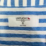 UNTUCKit Cybil Dress in Blue & White Stripe size 6 Photo 2
