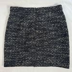 J.Crew Faux-Wrap Pencil Skirt Metallic Tweed Size 6 Wool Blend Preppy Career Photo 7