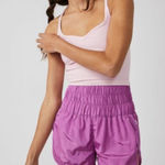 Free People Movement  The Way Home Purple Magenta Athletic Shorts Photo 0