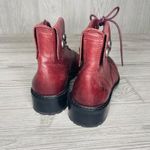 Patricia Nash  Lia Merlot burgandy red leather boots shoes  in new condition 5.5m Photo 5